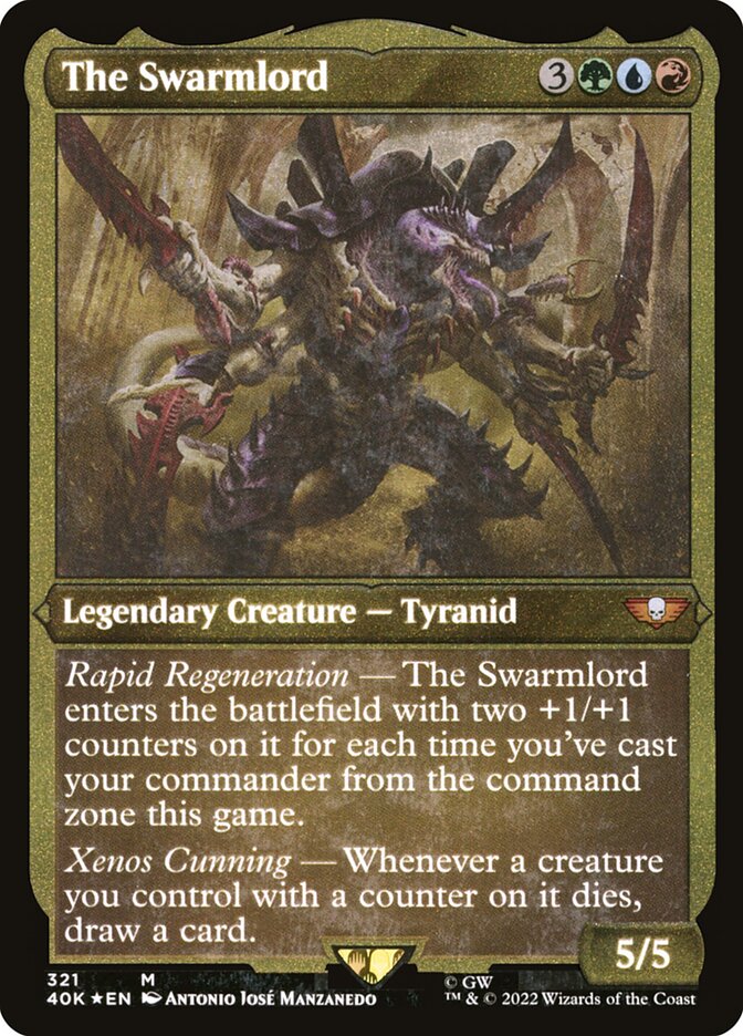 The Swarmlord (Display Commander) [Warhammer 40,000] | Jomio and Rueliete's Cards and Comics