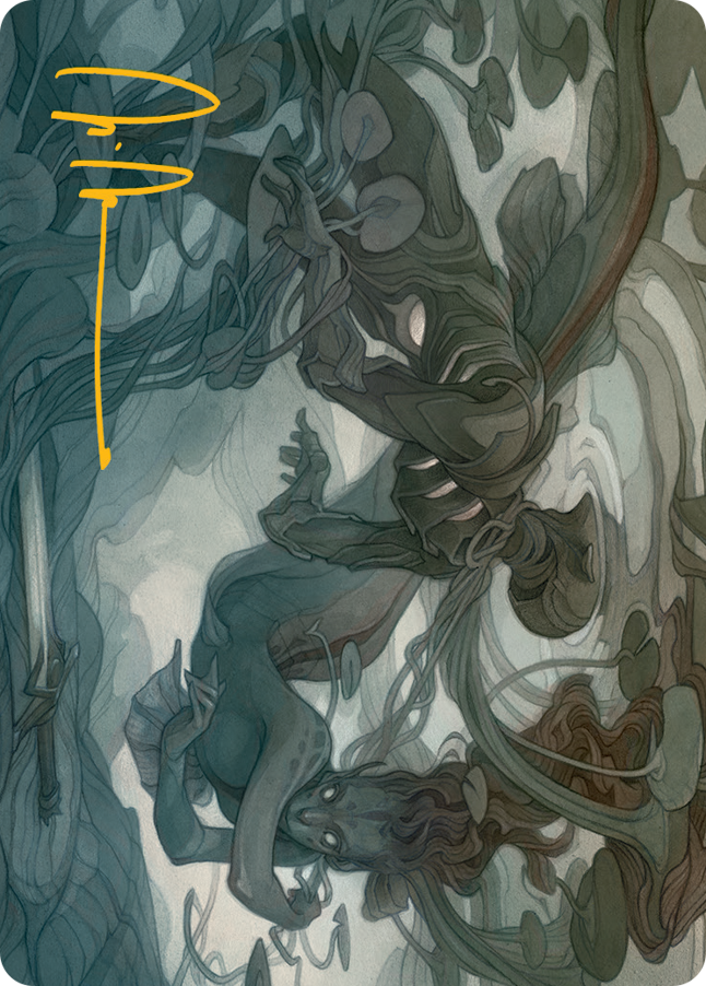 Emry, Lurker of the Loch Art Card (Gold-Stamped Signature) [March of the Machine Art Series] | Jomio and Rueliete's Cards and Comics
