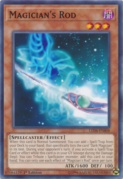 Magician's Rod [LED6-EN008] Common | Jomio and Rueliete's Cards and Comics