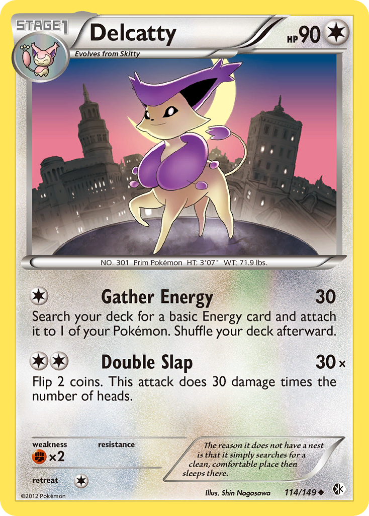 Delcatty (114/149) [Black & White: Boundaries Crossed] | Jomio and Rueliete's Cards and Comics