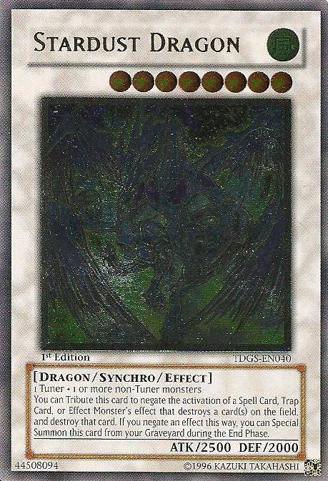 Stardust Dragon (UTR) [TDGS-EN040] Ultimate Rare | Jomio and Rueliete's Cards and Comics