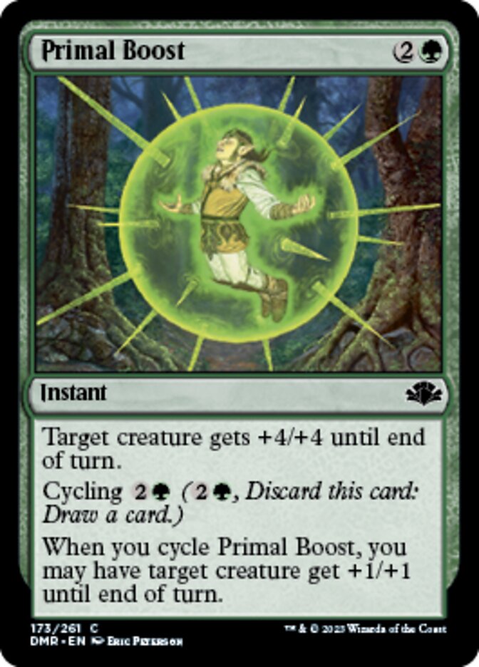 Primal Boost [Dominaria Remastered] | Jomio and Rueliete's Cards and Comics