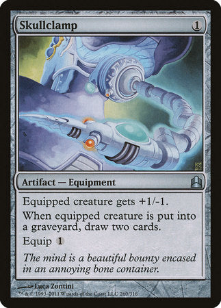 Skullclamp [Commander 2011] | Jomio and Rueliete's Cards and Comics