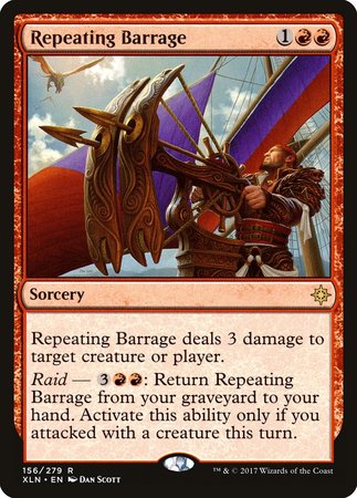 Repeating Barrage [Ixalan] | Jomio and Rueliete's Cards and Comics
