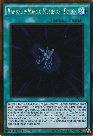 Rank-Up-Magic Numeron Force [PGL2-EN059] Gold Rare | Jomio and Rueliete's Cards and Comics