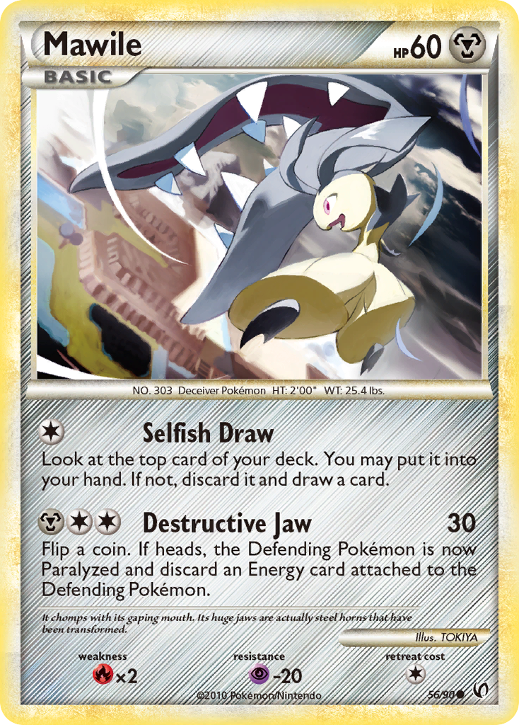 Mawile (56/90) [HeartGold & SoulSilver: Undaunted] | Jomio and Rueliete's Cards and Comics