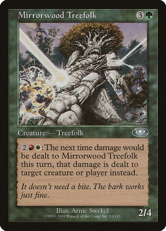 Mirrorwood Treefolk [Planeshift] | Jomio and Rueliete's Cards and Comics