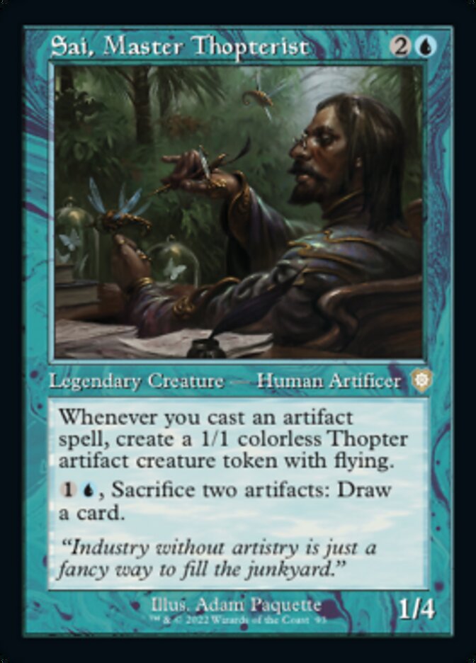Sai, Master Thopterist (Retro) [The Brothers' War Commander] | Jomio and Rueliete's Cards and Comics