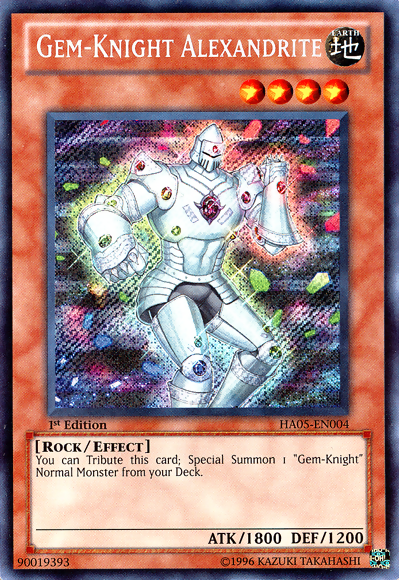 Gem-Knight Alexandrite [HA05-EN004] Secret Rare | Jomio and Rueliete's Cards and Comics