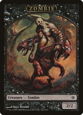 Zombie Token [Shards of Alara Tokens] | Jomio and Rueliete's Cards and Comics
