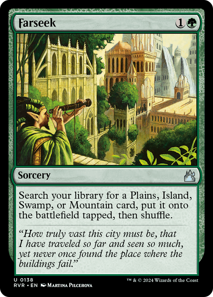 Farseek [Ravnica Remastered] | Jomio and Rueliete's Cards and Comics