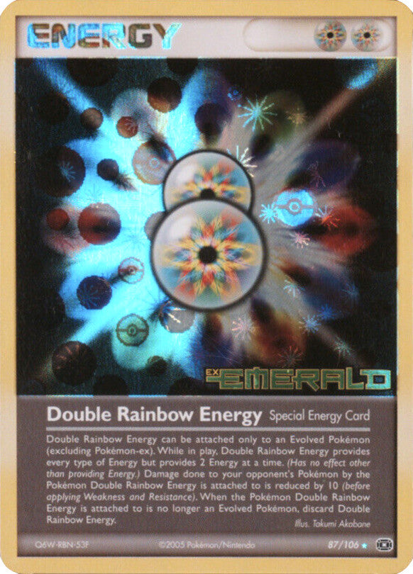 Double Rainbow Energy (87/106) (Stamped) [EX: Emerald] | Jomio and Rueliete's Cards and Comics