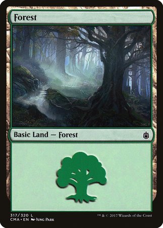 Forest (317) [Commander Anthology] | Jomio and Rueliete's Cards and Comics