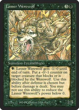 Lesser Werewolf [Legends] | Jomio and Rueliete's Cards and Comics
