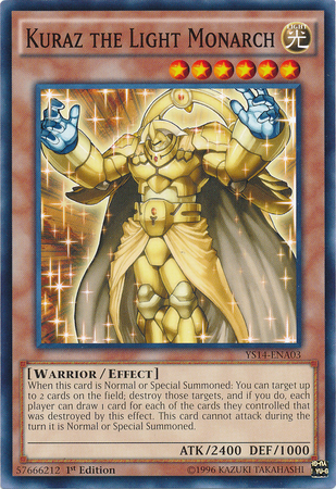 Kuraz the Light Monarch [YS14-ENA03] Common | Jomio and Rueliete's Cards and Comics