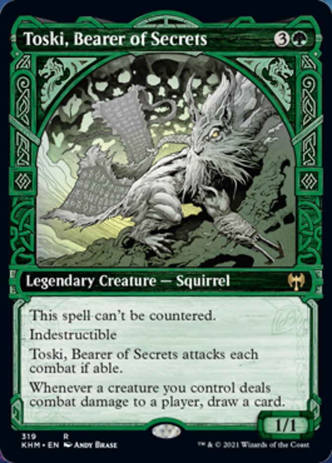Toski, Bearer of Secrets (Showcase) [Kaldheim] | Jomio and Rueliete's Cards and Comics