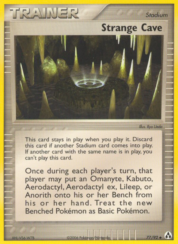 Strange Cave (77/92) [EX: Legend Maker] | Jomio and Rueliete's Cards and Comics