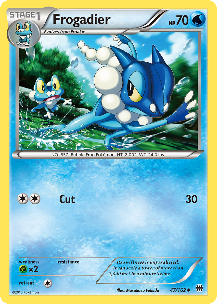 Frogadier (47/162) [XY: BREAKthrough] | Jomio and Rueliete's Cards and Comics