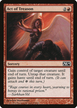 Act of Treason [Magic 2014] | Jomio and Rueliete's Cards and Comics