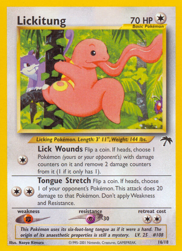 Lickitung (16/18) [Southern Islands] | Jomio and Rueliete's Cards and Comics