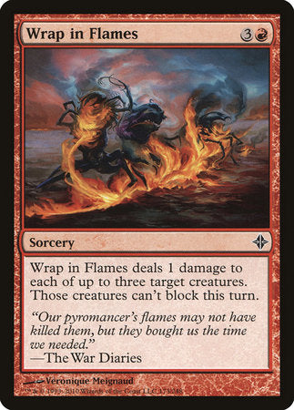 Wrap in Flames [Rise of the Eldrazi] | Jomio and Rueliete's Cards and Comics