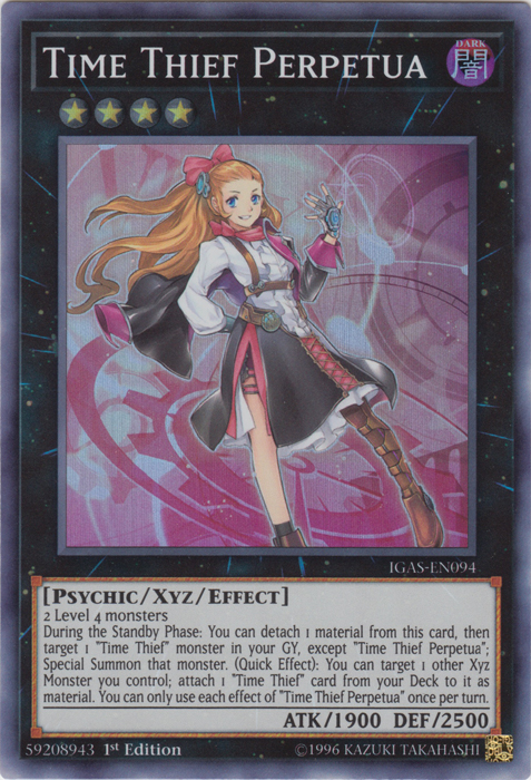 Time Thief Perpetua [IGAS-EN094] Super Rare | Jomio and Rueliete's Cards and Comics