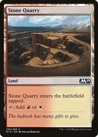 Stone Quarry [Core Set 2019] | Jomio and Rueliete's Cards and Comics