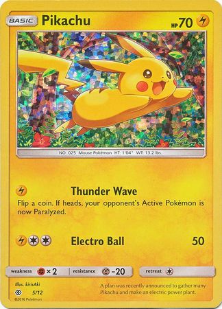 Pikachu (5/12) [McDonald's Promos: 2017 Collection] | Jomio and Rueliete's Cards and Comics