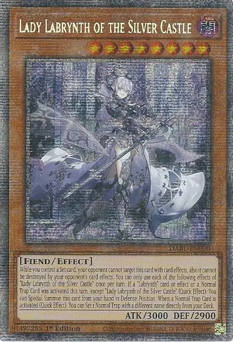 Lady Labrynth of the Silver Castle [DABL-EN030] Starlight Rare | Jomio and Rueliete's Cards and Comics