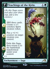 Teachings of the Kirin // Kirin-Touched Orochi [Kamigawa: Neon Dynasty Prerelease Promos] | Jomio and Rueliete's Cards and Comics