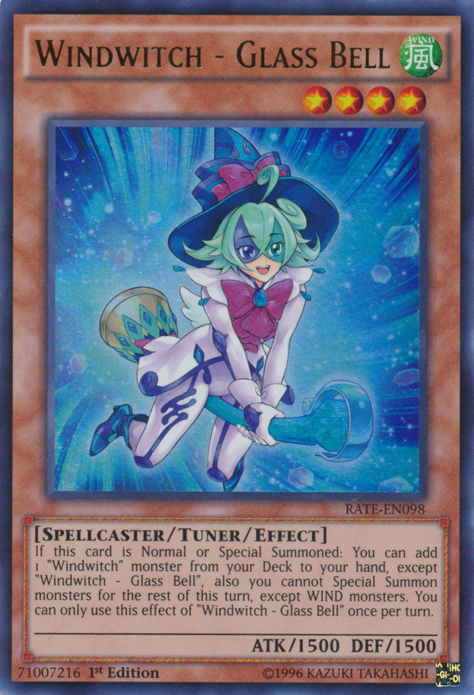 Windwitch - Glass Bell [RATE-EN098] Ultra Rare | Jomio and Rueliete's Cards and Comics