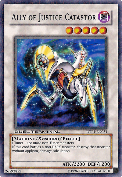 Ally of Justice Catastor [DTP1-EN031] Rare | Jomio and Rueliete's Cards and Comics