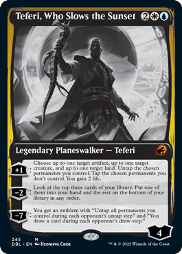 Teferi, Who Slows the Sunset [Innistrad: Double Feature] | Jomio and Rueliete's Cards and Comics