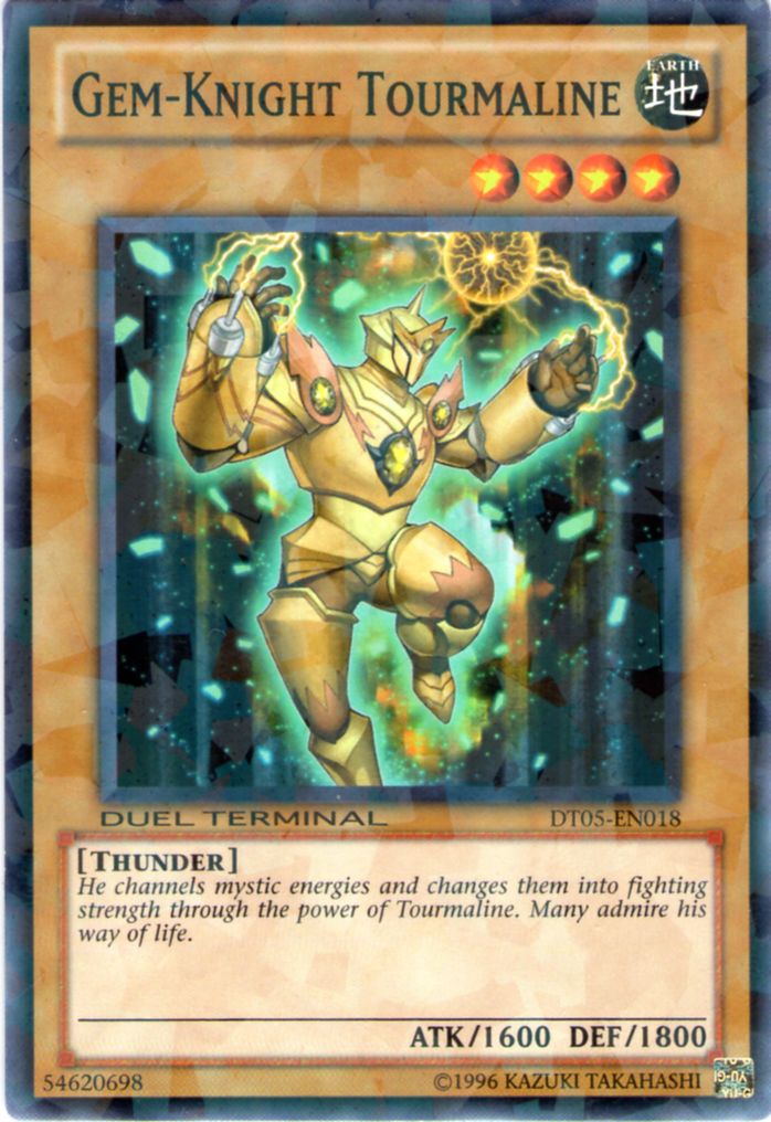 Gem-Knight Tourmaline [DT05-EN018] Common | Jomio and Rueliete's Cards and Comics