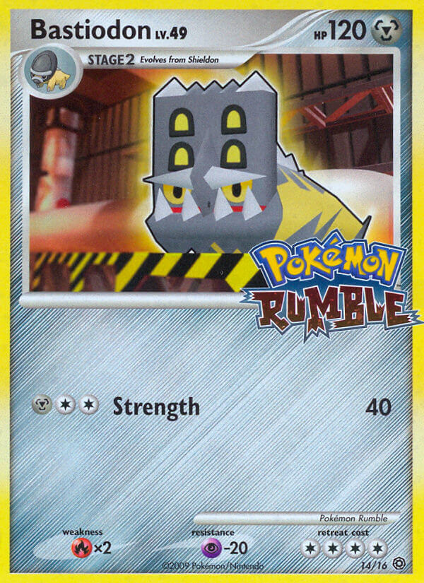 Bastiodon (14/16) [Pokémon Rumble] | Jomio and Rueliete's Cards and Comics