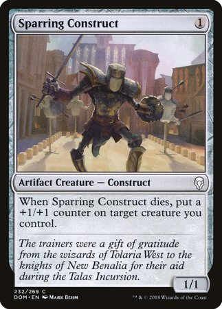 Sparring Construct [Dominaria] | Jomio and Rueliete's Cards and Comics