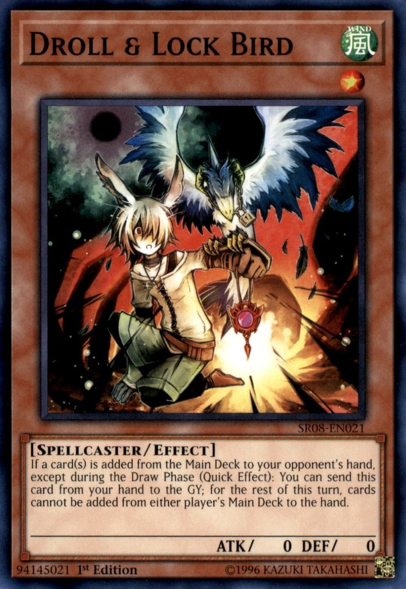 Droll & Lock Bird [SR08-EN021] Common | Jomio and Rueliete's Cards and Comics