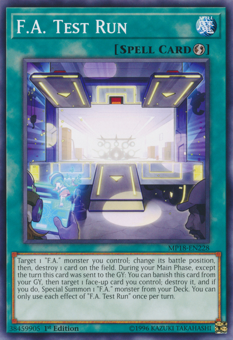F.A. Test Run [MP18-EN228] Common | Jomio and Rueliete's Cards and Comics
