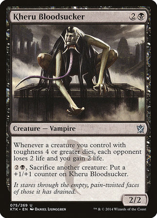 Kheru Bloodsucker [Khans of Tarkir] | Jomio and Rueliete's Cards and Comics