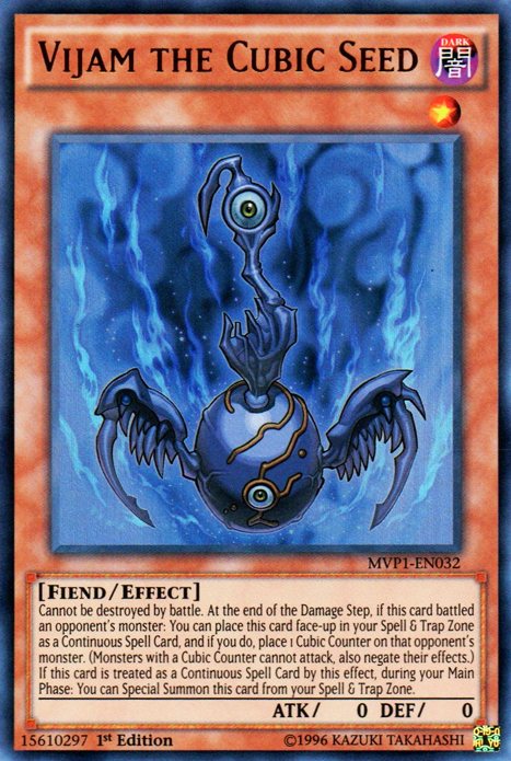 Vijam the Cubic Seed [MVP1-EN032] Ultra Rare | Jomio and Rueliete's Cards and Comics