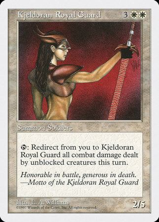 Kjeldoran Royal Guard [Fifth Edition] | Jomio and Rueliete's Cards and Comics