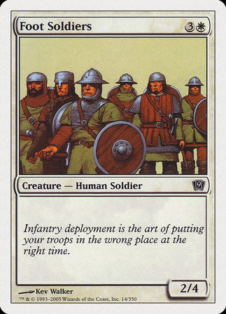 Foot Soldiers [Ninth Edition] | Jomio and Rueliete's Cards and Comics