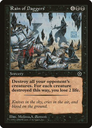 Rain of Daggers [Portal Second Age] | Jomio and Rueliete's Cards and Comics