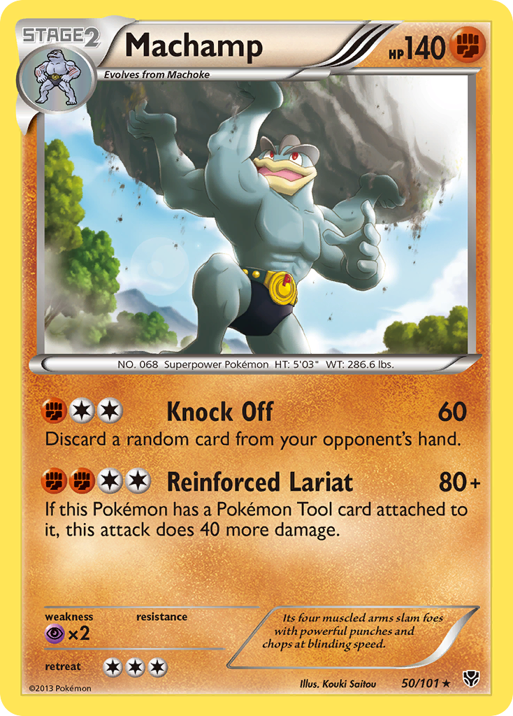 Machamp (50/101) [Black & White: Plasma Blast] | Jomio and Rueliete's Cards and Comics
