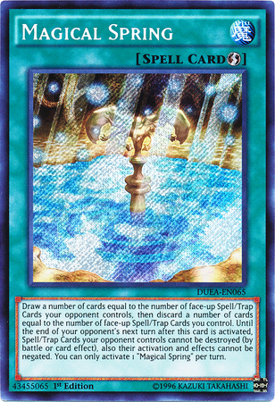 Magical Spring [DUEA-EN065] Secret Rare | Jomio and Rueliete's Cards and Comics