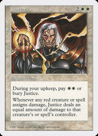 Justice [Fifth Edition] | Jomio and Rueliete's Cards and Comics