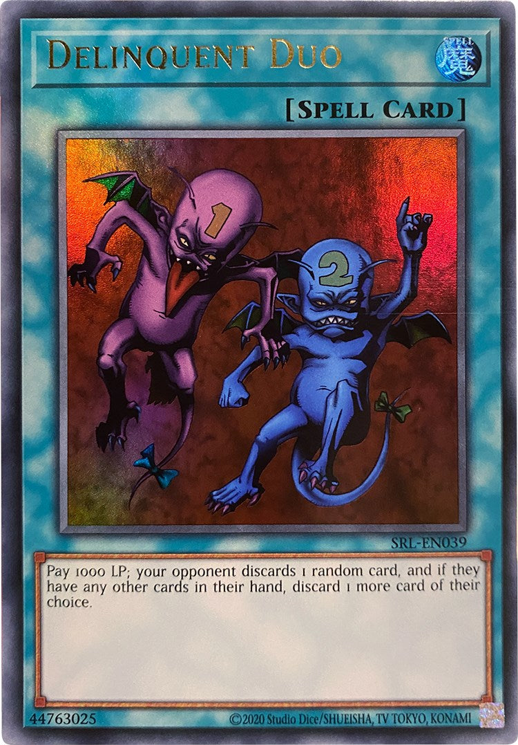 Delinquent Duo (25th Anniversary) [SRL-EN039] Ultra Rare | Jomio and Rueliete's Cards and Comics