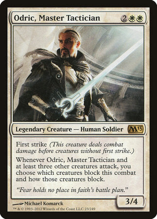 Odric, Master Tactician [Magic 2013] | Jomio and Rueliete's Cards and Comics