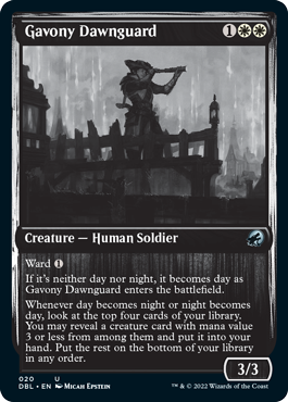 Gavony Dawnguard [Innistrad: Double Feature] | Jomio and Rueliete's Cards and Comics
