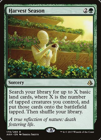 Harvest Season [Amonkhet] | Jomio and Rueliete's Cards and Comics